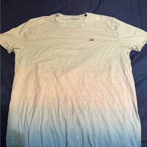 Faded blue to white shirt hollister